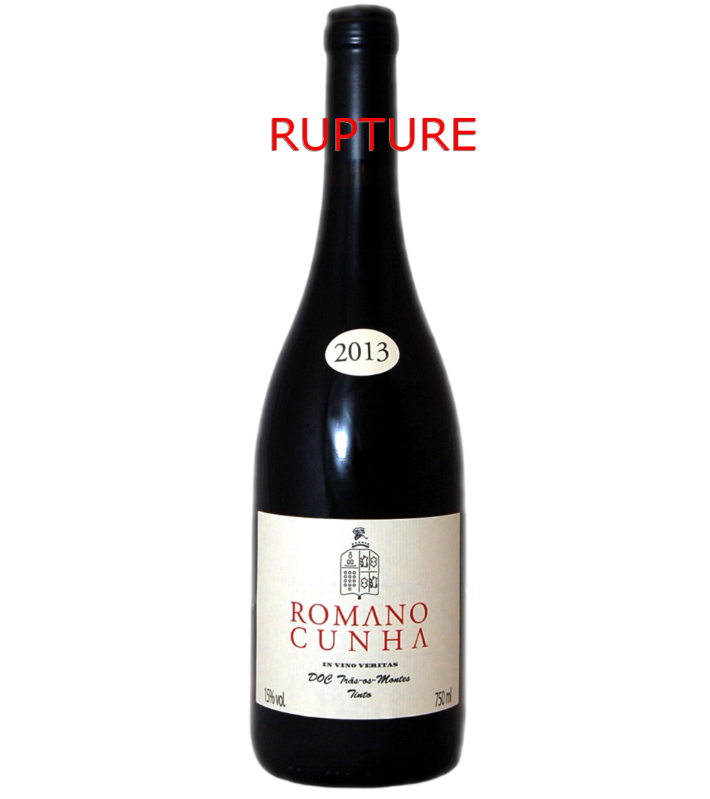 Romano Cunha Rouge 2013 - Grande Reserva - D.O.C. Tr&aacute;s-os Montes - RUPTURE STOCK PORTUGAL